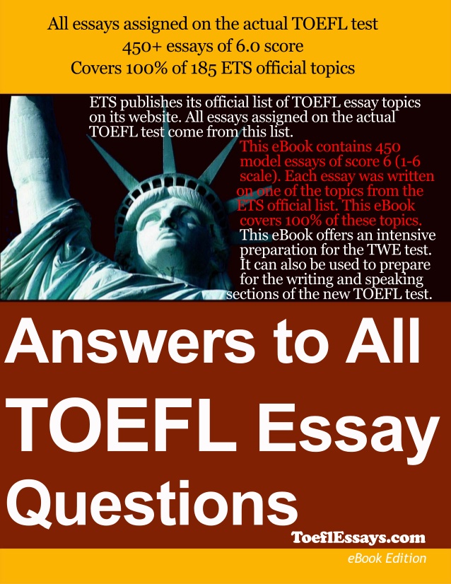 ???? Answers to All TOEFL Essay Questions