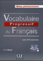 ????Vocabulaire progressif franais - perfectionnement + CD