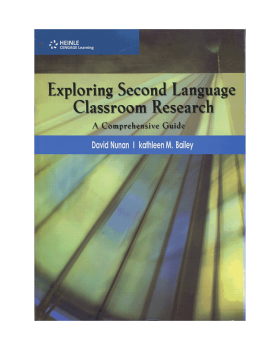 ???? ???? ???? Exploring Second Language Classroom Research